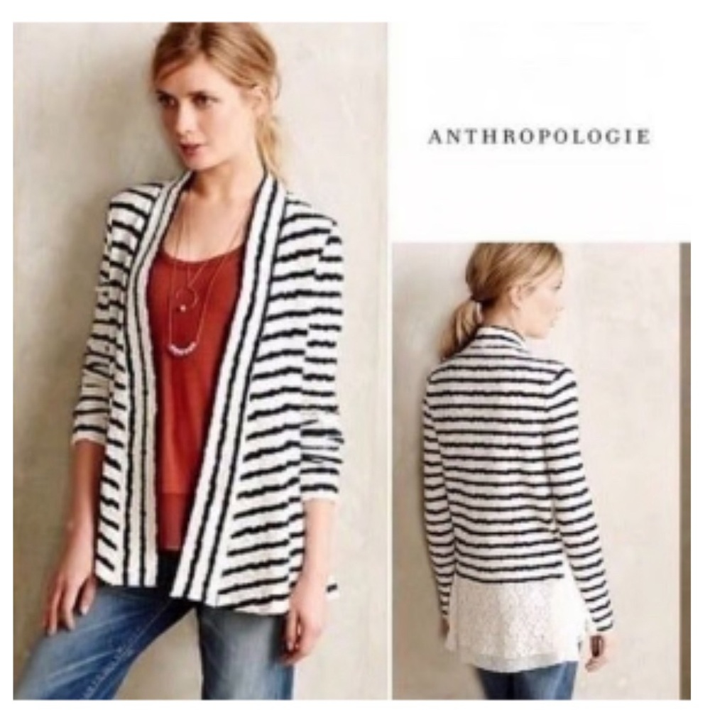 New without tags. Size XS. Anthropologie striped cardigan
